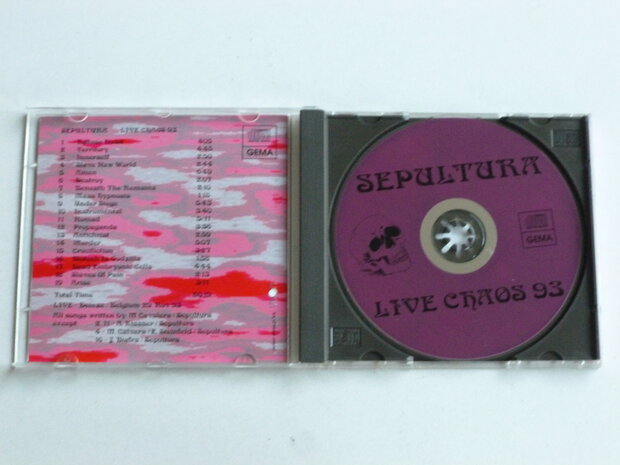 Sepultura - Live Chaos 93