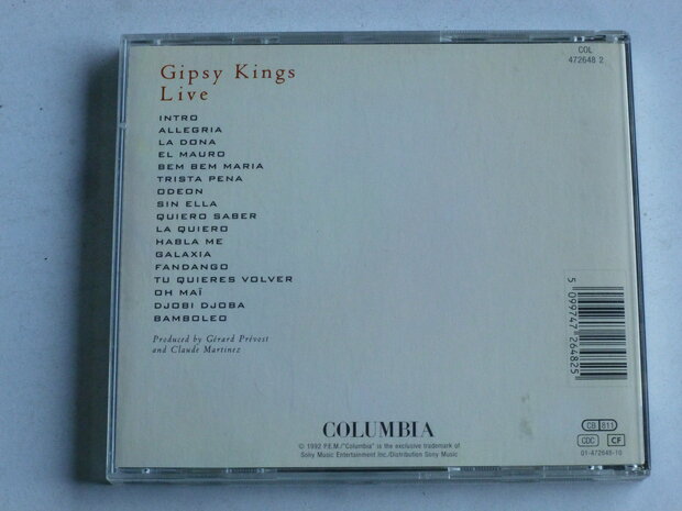Gipsy Kings - Live (columbia)