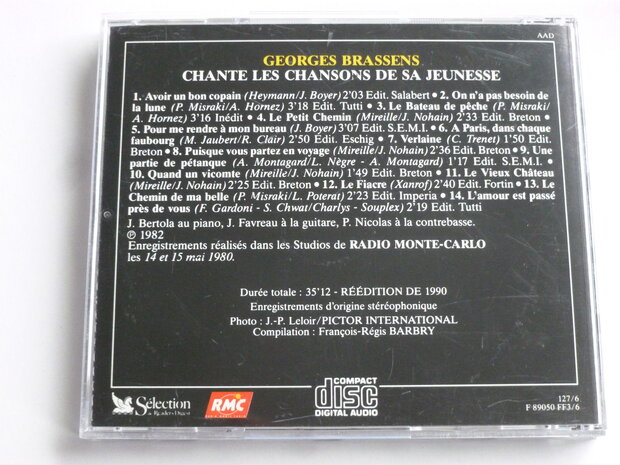 Georges Brassens - Chante les Chansons de sa Jeunesse (reader's digest)