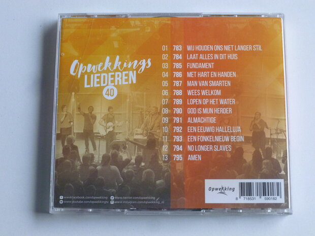 Opwekkingsliederen 40 ( CD + DVD)