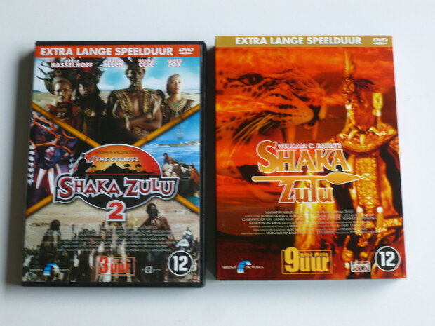 Shaka Zulu 1 & II De Complete Collectie (4 DVD)