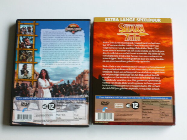 Shaka Zulu 1 & II De Complete Collectie (4 DVD)