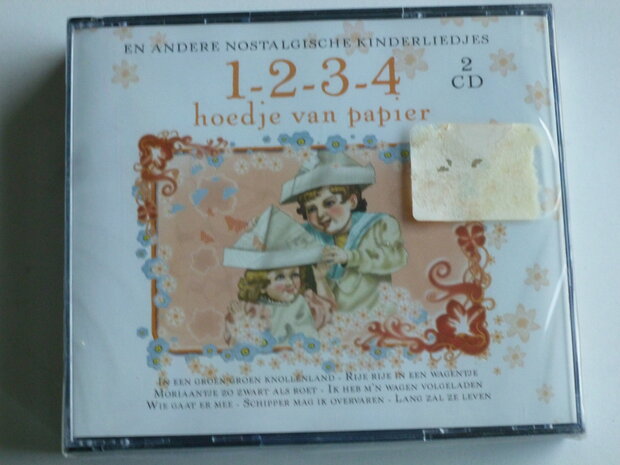 1-2-3-4 Hoedje van Papier en andere nostalgische kinderliedjes (2 CD) nieuw