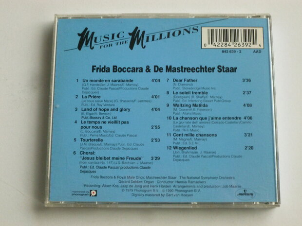 Frida Boccara & De Mastreechter Staar
