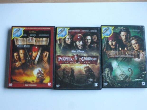 Pirates of the Caribbean - 3 Film Collection (3 DVD)