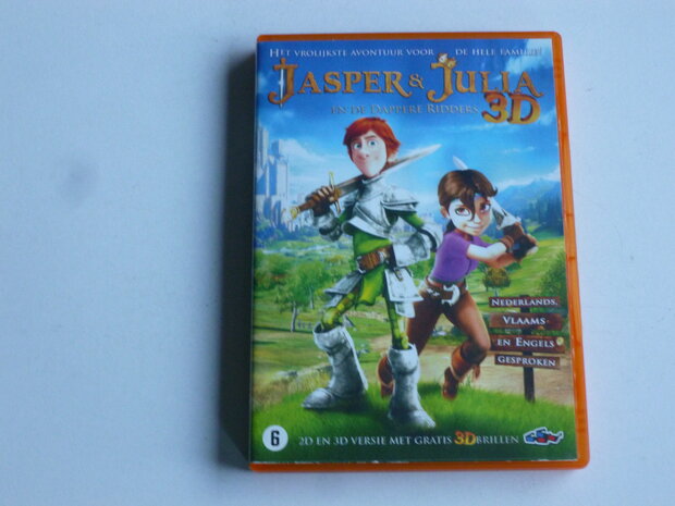 Jasper & Julia en de Dappere Ridders (2 D en 3 D versie / DVD)