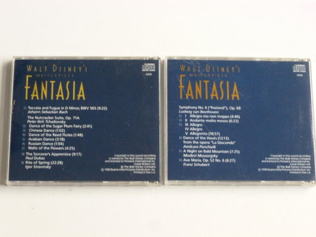 Walt Disney's Masterpiece Fantasia / Stokowski (2 CD) geremastered