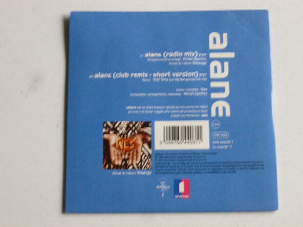 Wes - Alane (CD Single) sony