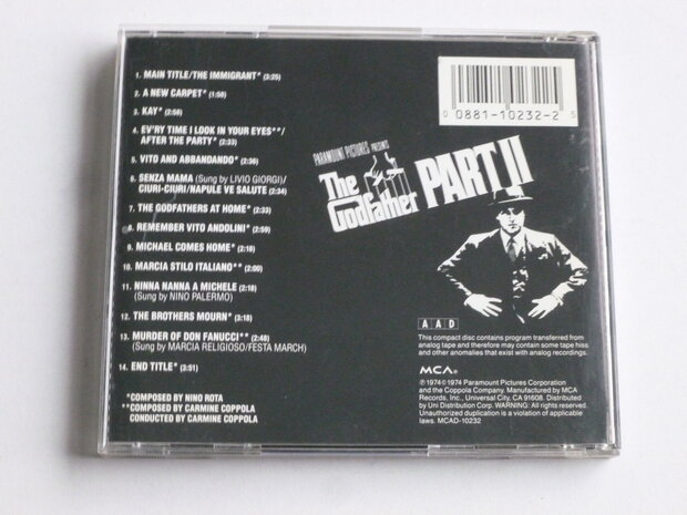 The Godfather - Soundtrack Part II