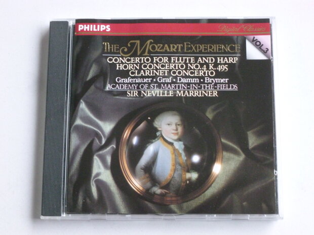 The Mozart Experience - Concerto for Flute and Harp / Sir Neville Marriner