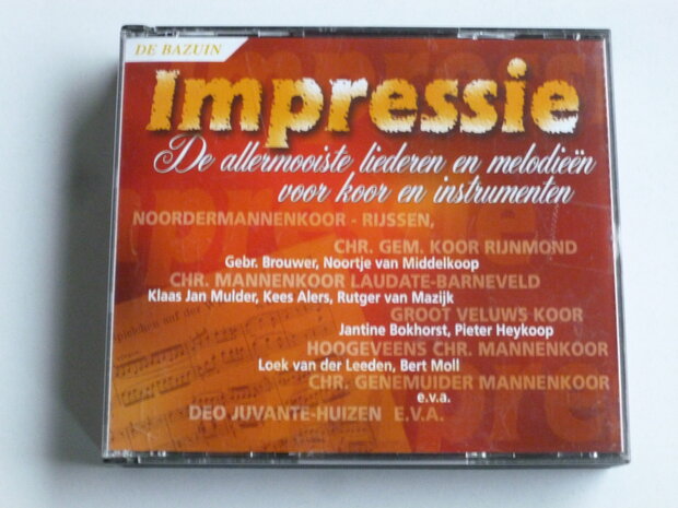 Impressie - De allermooiste liederen en melodieën voor koor en instrumenten (2 CD)