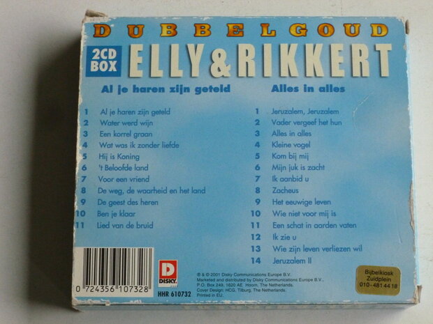 Elly & Rikkert - Al je haren zijn geteld + Alles in alles (2 CD) Dubbelgoud