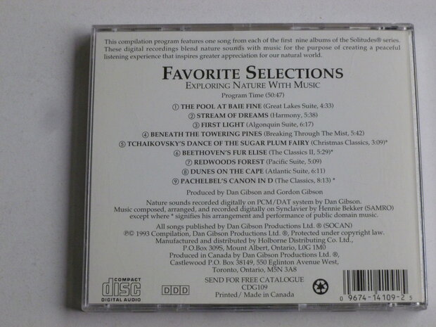 Dan Gibson's Solitudes - Favorite Selections