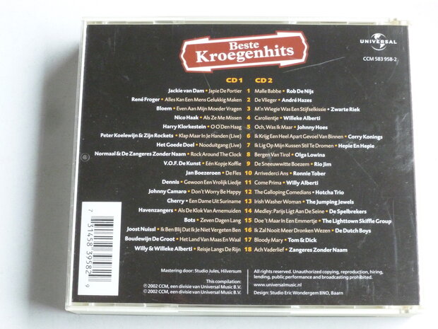Beste Kroegenhits (universal) 2 CD