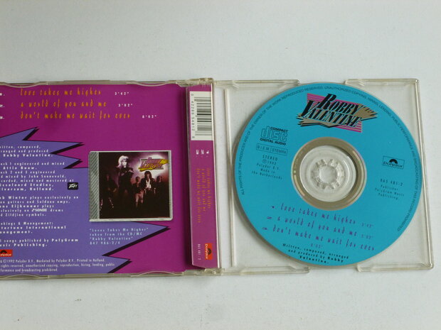 Robby Valentine - Love takes me higher (CD Single)