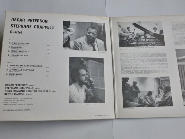 Oscar Peterson / Stephane Grappelli Quartet (LP)
