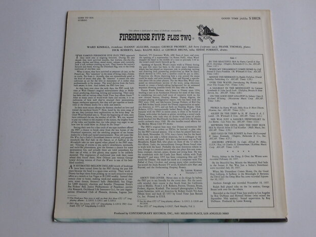 Firehouse Five plus Two - Goes to Sea (LP)