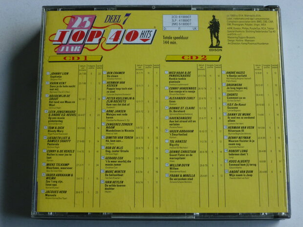 25 Jaar Nederlandstalige Top 40 Hits - Deel 7 / 1965-89 (2 CD)