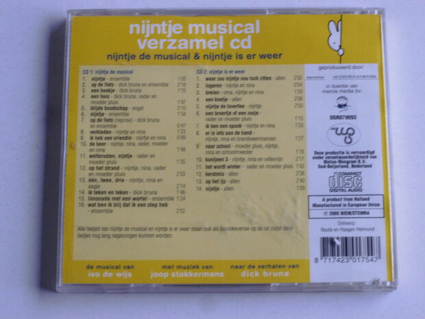 Nijntje de Musical + Nijntje is er weer (2 CD)