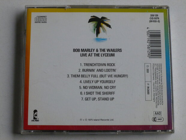 Bob Marley - Live at the Lyceum