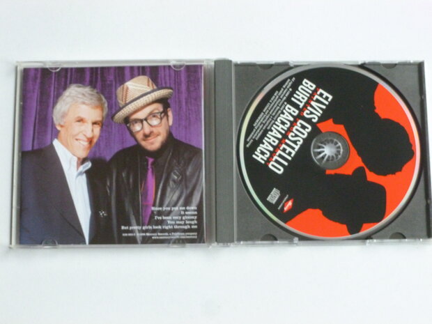 Elvis Costello with Burt Bacharach - painted from memory