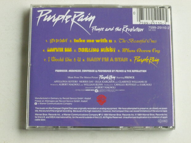 Prince - Purple Rain (w Germany)