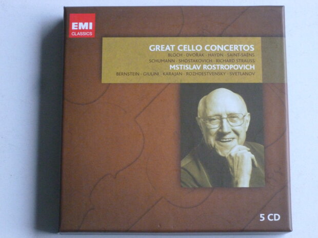 Great Cello Concertos - Mstislav Rostropovich (5 CD)