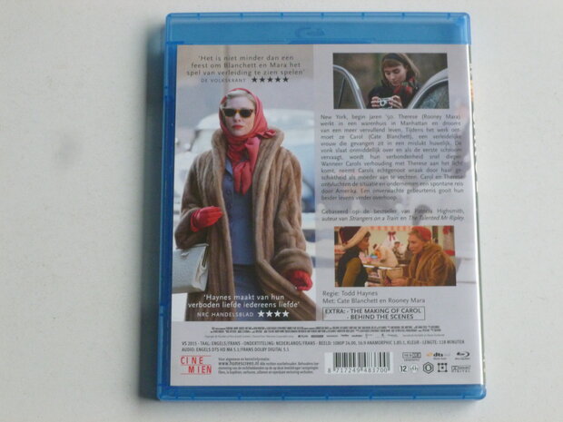 Carol - Cate Blanchett, Rooney Mara (Blu-Ray)