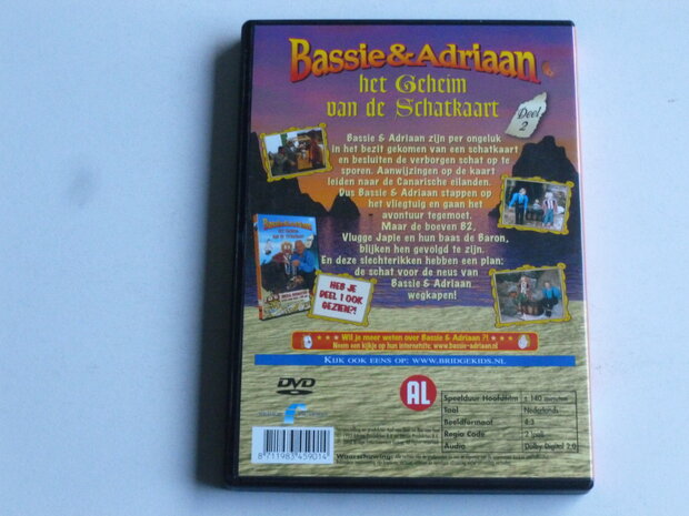 Bassie & Adriaan - Het Geheim van de Schatkaart deel 2  (DVD) geremastered