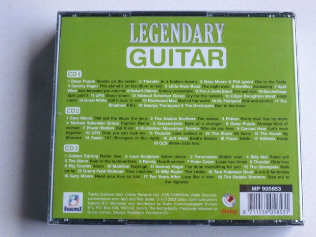 Legendary Guitar (3 CD) Nieuw