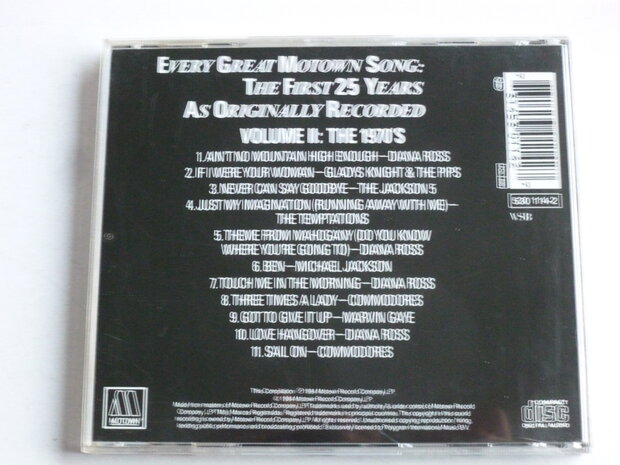 Every Great Motown Song - The first 25 Years vol II / The 70's
