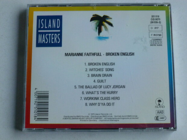 Marianne Faithfull - Broken English