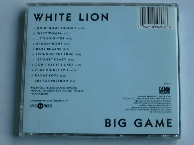 White Lion - Big Game