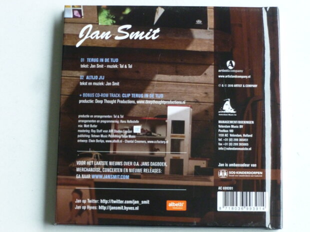 Jan Smit - Terug in de tijd ( CD Single + Fotoboek met handtekening)