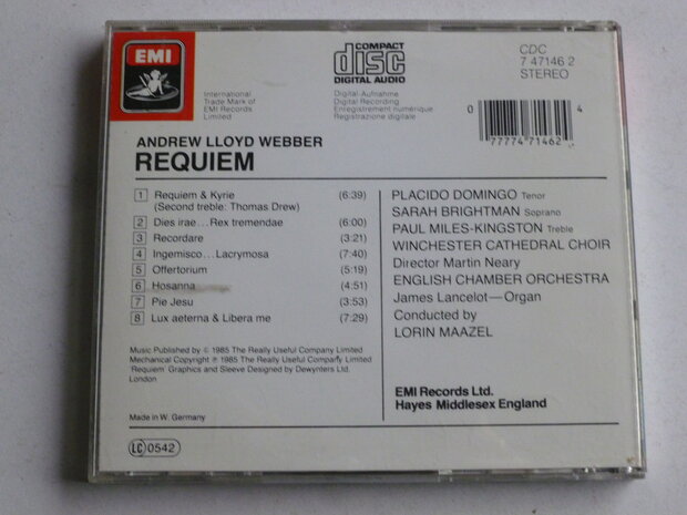 Andrew Lloyd Webber - Requiem / Placido Domingo, Sarah Brightman (EMI)