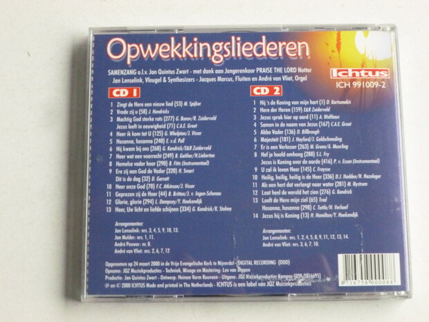 Opwekkingsliederen - Jan Quintus Zwart, Andre van Vliet (2 CD)