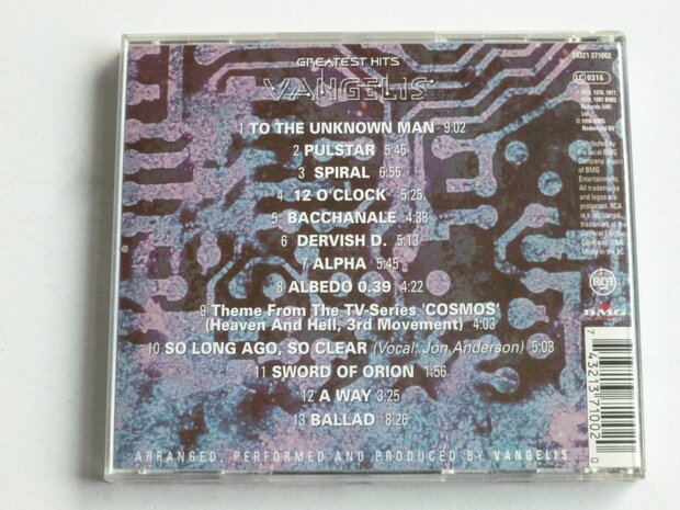 Vangelis - Greatest Hits (BMG)