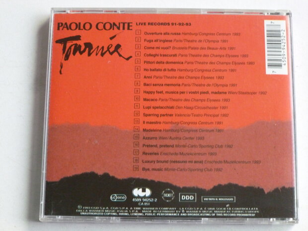 Paolo Conte - Tournee / Live