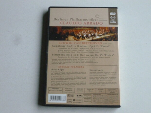 Beethoven - Symphonies 3 & 9 / Berliner Philh. , Abbado (DVD)