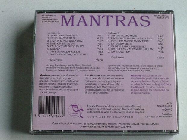 Mantras - Magical Songs of Power / Henry Marshall (2 CD)