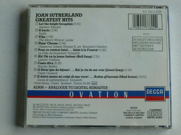 Joan Sutherland - Greatest Hits