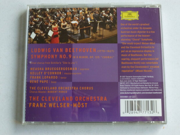 Beethoven - Symphony no. 9 / Franz Welser-Möst