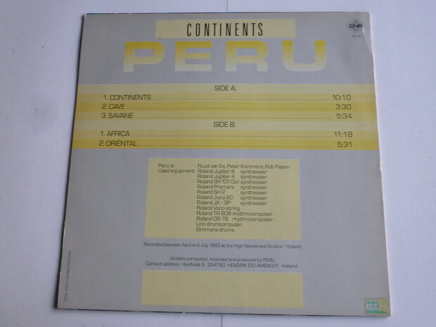 Peru - Continents (LP)