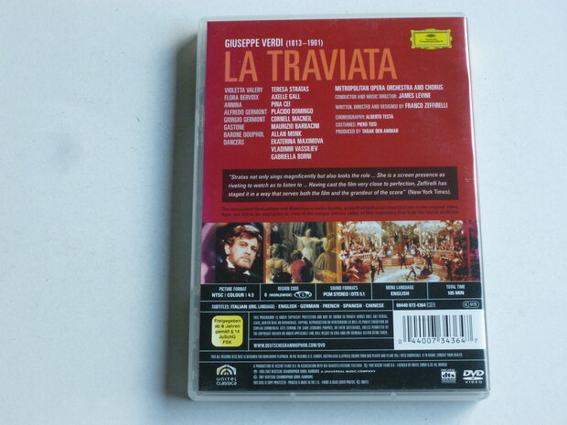 Verdi - La Traviata / Stratas, Domingo, James Levine, Zeffirelli (DVD)