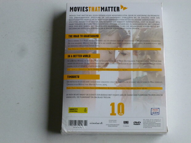 Movies that Matter - 10 Years Box (3 DVD) Nieuw