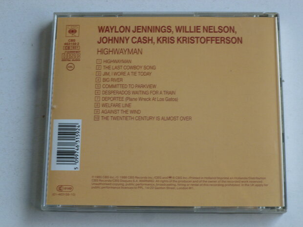 Jennings, Nelson, Cash & Kristofferson - Highwayman