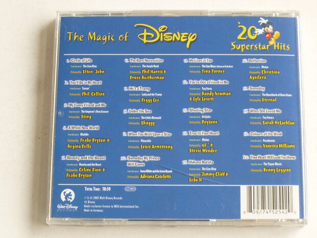 The Magic of Disney - 20 superstar Hits