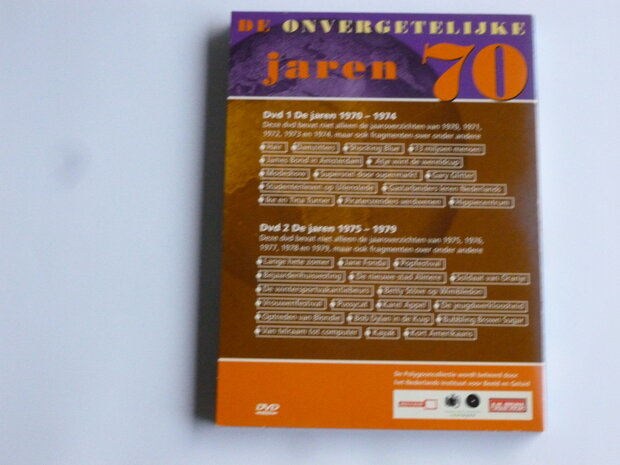 De onvergetelijke Jaren 70 (2 DVD)