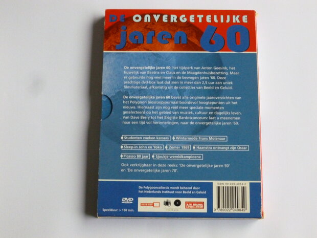 De onvergetelijke Jaren 60 (2 DVD)