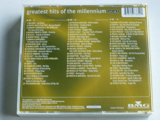 Greatest Hits of the Millennium - 70's vol.1  (3 CD)